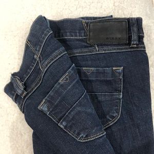 Diesel Low Rise Straight Leg Jeans